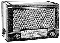 Внешний вид радиоприемника 'Родина-52'